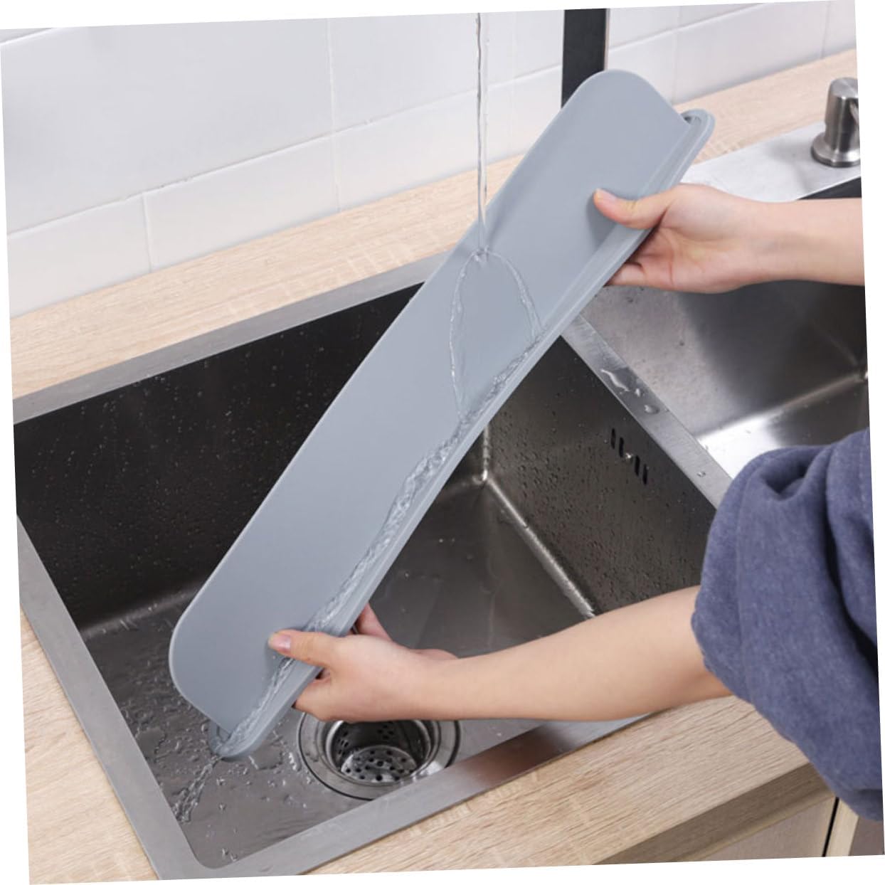 Silicone Sink Splash Guard (16 Inches)