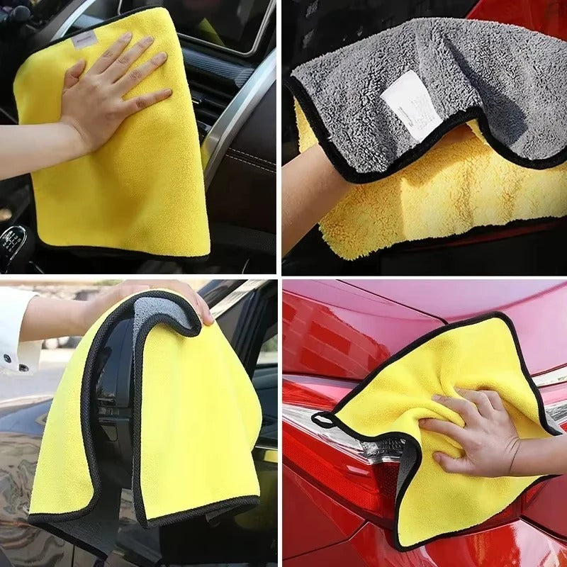 Car Microfiber Cleaning Towel (Pack of 2)